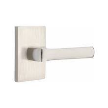 Load image into Gallery viewer, SPENCER (SPN) PRIVACY (BED/BATH) LEVER WITH 2-3/8" BACKSET AND 1/4" ROUND FACEPLATE AND STRIKEPLATE