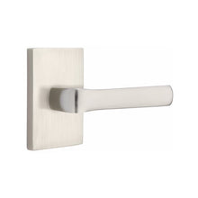 Load image into Gallery viewer, SPENCER (SPN) PASSAGE (HALL/CLOSET) LEVER WITH 2-3/8" BACKSET AND 1/4" ROUND FACEPLATE AND STRIKEPLATE