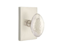 Load image into Gallery viewer, HAMMERED EGG (HE) PASSAGE (HALL/CLOSET) KNOB WITH 2-3/8" BACKSET AND 1/4" ROUND FACEPLATE AND STRIKEPLATE