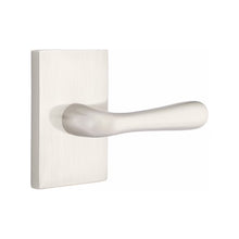 Load image into Gallery viewer, BASEL (BA) PRIVACY (BED/BATH) LEVER WITH 2-3/8" BACKSET AND 1/4" ROUND FACEPLATE AND STRIKEPLATE