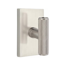 Load image into Gallery viewer, THE ACE KNURLED (ACEKN) PASSAGE (HALL/CLOSET) KNOB WITH 2-3/8" BACKSET AND 1/4" ROUND FACEPLATE AND STRIKEPLATE