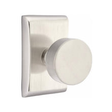 Load image into Gallery viewer, ROUND (ROU) PASSAGE (HALL/CLOSET) KNOB WITH 2-3/8" BACKSET AND 1/4" ROUND FACEPLATE AND STRIKEPLATE