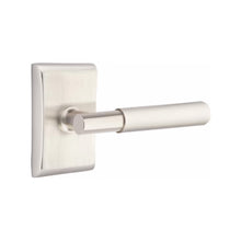 Load image into Gallery viewer, MYLES (MYL) PASSAGE (HALL/CLOSET) LEVER WITH 2-3/8" BACKSET AND 1/4" ROUND FACEPLATE AND STRIKEPLATE