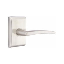 Load image into Gallery viewer, POSEIDON (POS) PRIVACY (BED/BATH) LEVER WITH 2-3/8" BACKSET AND 1/4" ROUND FACEPLATE AND STRIKEPLATE