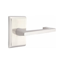 Load image into Gallery viewer, ARGOS (AG) PASSAGE (HALL/CLOSET) LEVER WITH 2-3/8" BACKSET AND 1/4" ROUND FACEPLATE AND STRIKEPLATE
