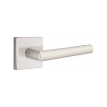 Load image into Gallery viewer, STUTTGART (STU) PASSAGE (HALL/CLOSET) LEVER WITH 2-3/8" BACKSET AND 1/4" ROUND FACEPLATE AND STRIKEPLATE