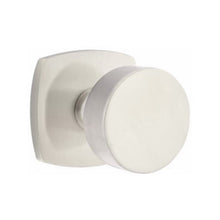 Load image into Gallery viewer, ROUND (ROU) PRIVACY (BED/BATH) KNOB WITH 2-3/8" BACKSET AND 1/4" ROUND FACEPLATE AND STRIKEPLATE