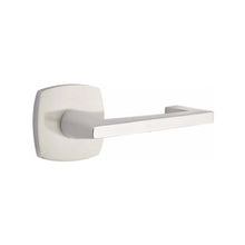 Load image into Gallery viewer, ARGOS (AG) PASSAGE (HALL/CLOSET) LEVER WITH 2-3/8" BACKSET AND 1/4" ROUND FACEPLATE AND STRIKEPLATE