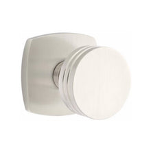 Load image into Gallery viewer, BERN (BN) PRIVACY (BED/BATH) KNOB WITH 2-3/8" BACKSET AND 1/4" ROUND FACEPLATE AND STRIKEPLATE