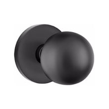 Load image into Gallery viewer, ORB (OR) PASSAGE (HALL/CLOSET) KNOB WITH 2-3/8" BACKSET AND 1/4" ROUND FACEPLATE AND STRIKEPLATE