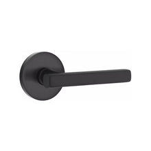 Load image into Gallery viewer, FREESTONE (FRL) PRIVACY (BED/BATH) LEVER WITH 2-3/8" BACKSET AND 1/4" ROUND FACEPLATE AND STRIKEPLATE