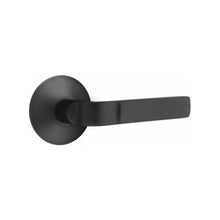 Load image into Gallery viewer, ASTON (AST) PRIVACY (BED/BATH) LEVER WITH 2-3/8" BACKSET AND 1/4" ROUND FACEPLATE AND STRIKEPLATE