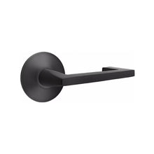 Load image into Gallery viewer, ARGOS (AG) PASSAGE (HALL/CLOSET) LEVER WITH 2-3/8" BACKSET AND 1/4" ROUND FACEPLATE AND STRIKEPLATE