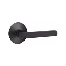 Load image into Gallery viewer, FREESTONE (FRL) PRIVACY (BED/BATH) LEVER WITH 2-3/8" BACKSET AND 1/4" ROUND FACEPLATE AND STRIKEPLATE