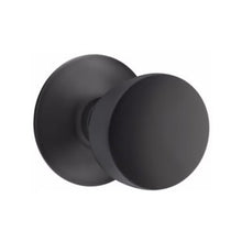 Load image into Gallery viewer, LAURENT (LAU) PRIVACY (BED/BATH) KNOB WITH 2-3/8" BACKSET AND 1/4" ROUND FACEPLATE AND STRIKEPLATE