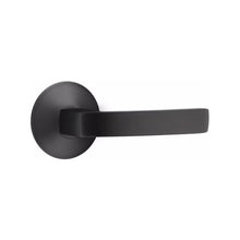 Load image into Gallery viewer, BRESLIN (BRL) PRIVACY (BED/BATH) LEVER WITH 2-3/8" BACKSET AND 1/4" ROUND FACEPLATE AND STRIKEPLATE