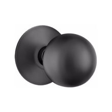 Load image into Gallery viewer, ORB (OR) PASSAGE (HALL/CLOSET) KNOB WITH 2-3/8" BACKSET AND 1/4" ROUND FACEPLATE AND STRIKEPLATE