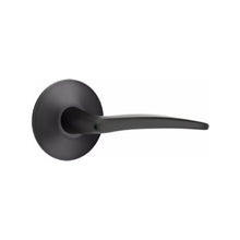 Load image into Gallery viewer, POSEIDON (POS) PRIVACY (BED/BATH) LEVER WITH 2-3/8" BACKSET AND 1/4" ROUND FACEPLATE AND STRIKEPLATE