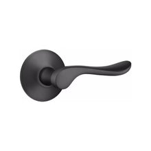 Load image into Gallery viewer, LUZERN (LU) PRIVACY (BED/BATH) LEVER WITH 2-3/8" BACKSET AND 1/4" ROUND FACEPLATE AND STRIKEPLATE