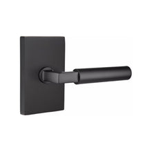 Load image into Gallery viewer, HERCULES (HEC) PRIVACY (BED/BATH) LEVER WITH 2-3/8" BACKSET AND 1/4" ROUND FACEPLATE AND STRIKEPLATE