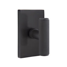 Load image into Gallery viewer, THE ACE KNURLED (ACEKN) PRIVACY (BED/BATH) KNOB WITH 2-3/8" BACKSET AND 1/4" ROUND FACEPLATE AND STRIKEPLATE