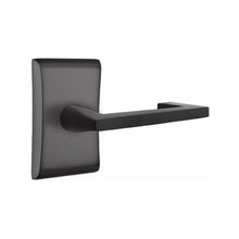 Load image into Gallery viewer, ARGOS (AG) PRIVACY (BED/BATH) LEVER WITH 2-3/8" BACKSET AND 1/4" ROUND FACEPLATE AND STRIKEPLATE