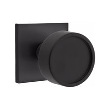 Load image into Gallery viewer, VERVE (VR) PRIVACY (BED/BATH) KNOB WITH 2-3/8" BACKSET AND 1/4" ROUND FACEPLATE AND STRIKEPLATE