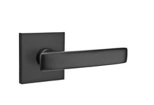 Load image into Gallery viewer, GENEVA (GV) PRIVACY (BED/BATH) LEVER WITH 2-3/8" BACKSET AND 1/4" ROUND FACEPLATE AND STRIKEPLATE