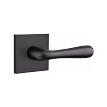 Load image into Gallery viewer, BASEL (BA) PASSAGE (HALL/CLOSET) LEVER WITH 2-3/8" BACKSET AND 1/4" ROUND FACEPLATE AND STRIKEPLATE