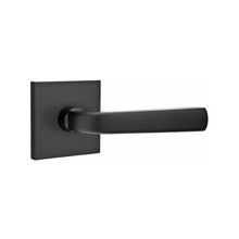 Load image into Gallery viewer, SION (SIO) PRIVACY (BED/BATH) LEVER WITH 2-3/8" BACKSET AND 1/4" ROUND FACEPLATE AND STRIKEPLATE