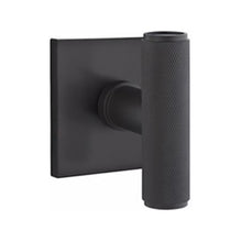 Load image into Gallery viewer, THE ACE KNURLED (ACEKN) PRIVACY (BED/BATH) KNOB WITH 2-3/8" BACKSET AND 1/4" ROUND FACEPLATE AND STRIKEPLATE