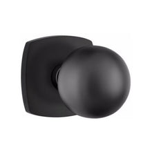 Load image into Gallery viewer, ORB (OR) PRIVACY (BED/BATH) KNOB WITH 2-3/8" BACKSET AND 1/4" ROUND FACEPLATE AND STRIKEPLATE