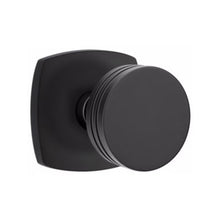 Load image into Gallery viewer, BERN (BN) PASSAGE (HALL/CLOSET) KNOB WITH 2-3/8" BACKSET AND 1/4" ROUND FACEPLATE AND STRIKEPLATE