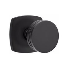 Load image into Gallery viewer, BERN (BN) PRIVACY (BED/BATH) KNOB WITH 2-3/8" BACKSET AND 1/4" ROUND FACEPLATE AND STRIKEPLATE
