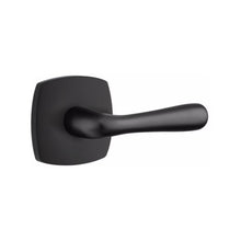 Load image into Gallery viewer, BASEL (BA) PRIVACY (BED/BATH) LEVER WITH 2-3/8" BACKSET AND 1/4" ROUND FACEPLATE AND STRIKEPLATE