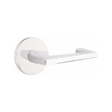 Load image into Gallery viewer, ARGOS (AG) PRIVACY (BED/BATH) LEVER WITH 2-3/8" BACKSET AND 1/4" ROUND FACEPLATE AND STRIKEPLATE