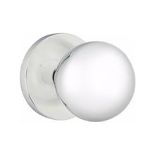 Load image into Gallery viewer, ORB (OR) PRIVACY (BED/BATH) KNOB WITH 2-3/8" BACKSET AND 1/4" ROUND FACEPLATE AND STRIKEPLATE