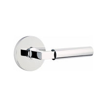 Load image into Gallery viewer, HERCULES (HEC) PASSAGE (HALL/CLOSET) LEVER WITH 2-3/8" BACKSET AND 1/4" ROUND FACEPLATE AND STRIKEPLATE