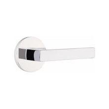 Load image into Gallery viewer, DUMONT (DT) PRIVACY (BED/BATH) LEVER WITH 2-3/8" BACKSET AND 1/4" ROUND FACEPLATE AND STRIKEPLATE