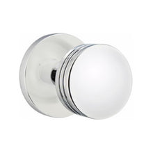 Load image into Gallery viewer, BERN (BN) PRIVACY (BED/BATH) KNOB WITH 2-3/8" BACKSET AND 1/4" ROUND FACEPLATE AND STRIKEPLATE