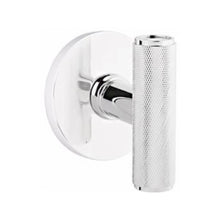 Load image into Gallery viewer, THE ACE KNURLED (ACEKN) PRIVACY (BED/BATH) KNOB WITH 2-3/8" BACKSET AND 1/4" ROUND FACEPLATE AND STRIKEPLATE