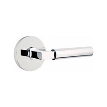 Load image into Gallery viewer, HERCULES (HEC) PRIVACY (BED/BATH) LEVER WITH 2-3/8" BACKSET AND 1/4" ROUND FACEPLATE AND STRIKEPLATE