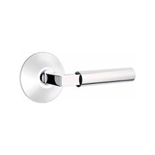 Load image into Gallery viewer, HERCULES (HEC) PRIVACY (BED/BATH) LEVER WITH 2-3/8" BACKSET AND 1/4" ROUND FACEPLATE AND STRIKEPLATE