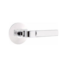 Load image into Gallery viewer, ASTON (AST) PRIVACY (BED/BATH) LEVER WITH 2-3/8" BACKSET AND 1/4" ROUND FACEPLATE AND STRIKEPLATE