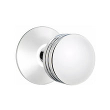 Load image into Gallery viewer, BERN (BN) PRIVACY (BED/BATH) KNOB WITH 2-3/8" BACKSET AND 1/4" ROUND FACEPLATE AND STRIKEPLATE