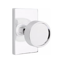 Load image into Gallery viewer, VERVE (VR) PASSAGE (HALL/CLOSET) KNOB WITH 2-3/8" BACKSET AND 1/4" ROUND FACEPLATE AND STRIKEPLATE