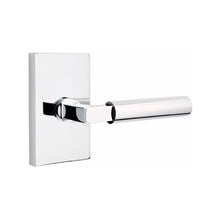 Load image into Gallery viewer, HERCULES (HEC) PASSAGE (HALL/CLOSET) LEVER WITH 2-3/8" BACKSET AND 1/4" ROUND FACEPLATE AND STRIKEPLATE