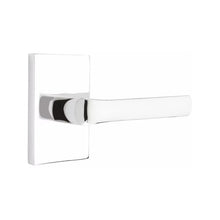Load image into Gallery viewer, SPENCER (SPN) PASSAGE (HALL/CLOSET) LEVER WITH 2-3/8" BACKSET AND 1/4" ROUND FACEPLATE AND STRIKEPLATE