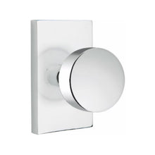 Load image into Gallery viewer, ROUND (ROU) PRIVACY (BED/BATH) KNOB WITH 2-3/8" BACKSET AND 1/4" ROUND FACEPLATE AND STRIKEPLATE