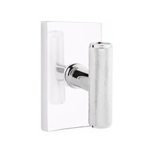 Load image into Gallery viewer, THE ACE KNURLED (ACEKN) PASSAGE (HALL/CLOSET) KNOB WITH 2-3/8" BACKSET AND 1/4" ROUND FACEPLATE AND STRIKEPLATE